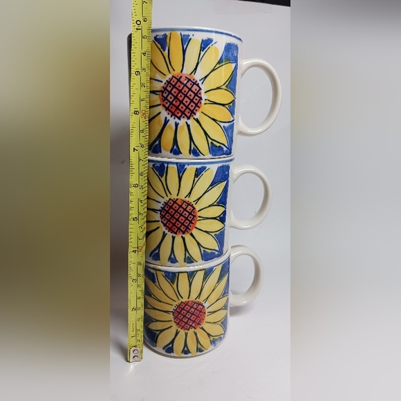Sango Hand Painted Sunflower Ceramic Teacup Mug 6125 - Picture 6 of 6